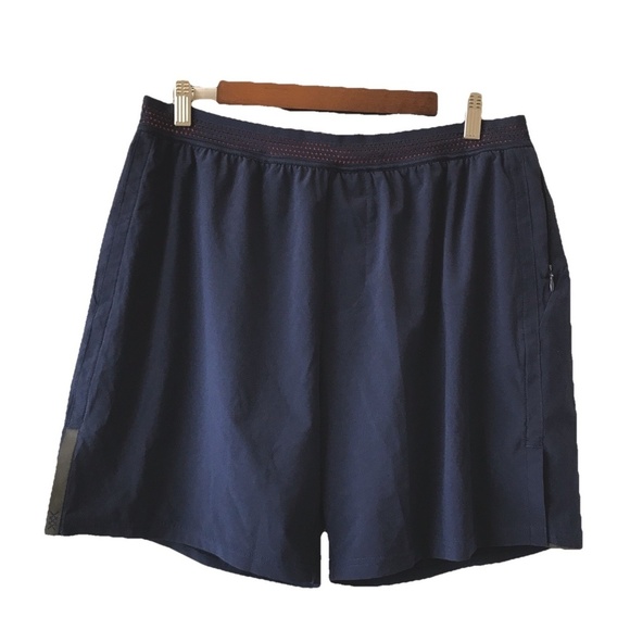 RHONE Other - Rhone Shorts Mens L Linerless Navy Blue Stretch Workout Running Active